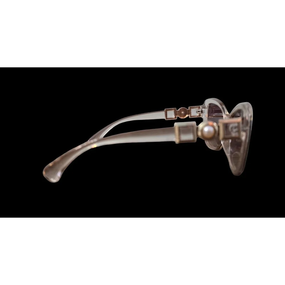 Women's Fashion Clear‎ Brown Cat Eye Glasses One Size